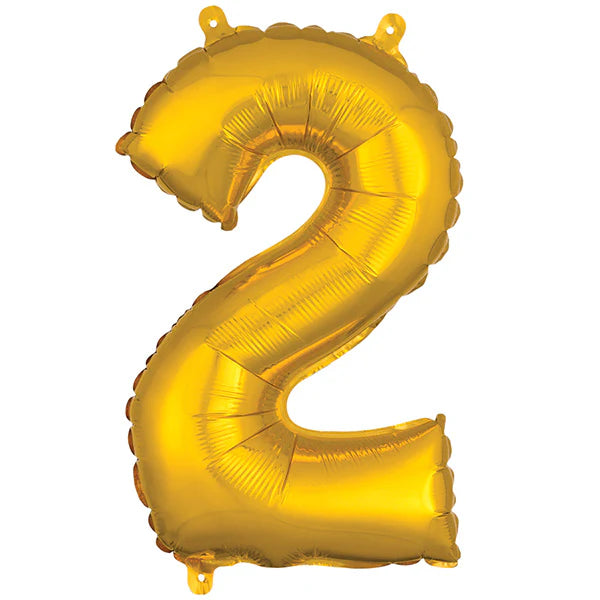 Number 2 - Gold -34 inch Anagram