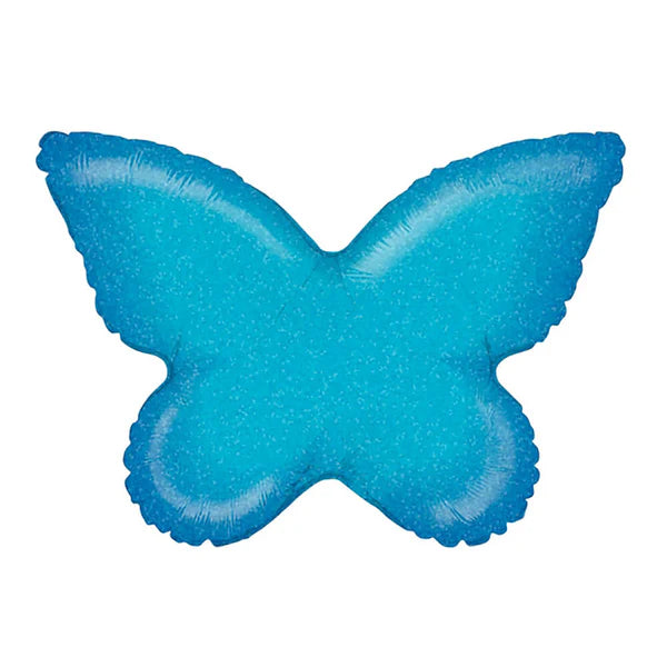 Supershape Butterfly foil - Holographic Blue 30 inch - Betallic
