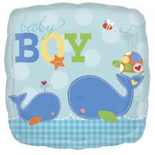 Baby Boy Whale Oh Boy 17 inch Anagram