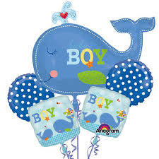 Oh Boy Whale Baby Bouquet