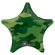 Army print Star 18 inch Anagram