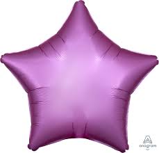 SATIN LUXE Flamingo Star 18 inch Anagram
