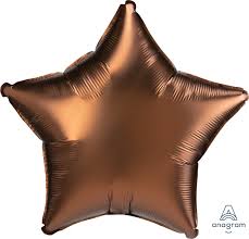 SATIN LUXE Star Cocoa 18 inch Anagram