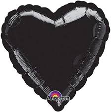 Heart Black 18 inch Anagram