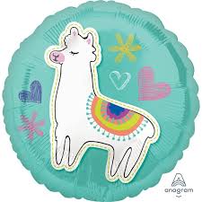 Lllama 18 inch round Anagram
