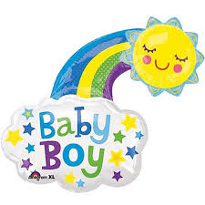 Baby Boy Rainbow Supershape 30 inch Anagram