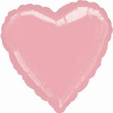 Heart Pale Pink 18 inch Anagram