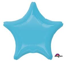 Turquoise Star 18 inch Anagram
