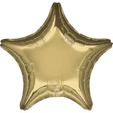 White Gold Star 18 inch Anagram