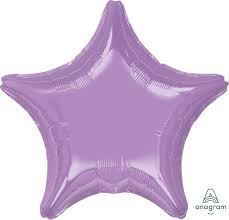 Lilac Star 18 inch Anagram