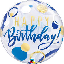 Dots Happy Birthday Bubble 22 inch Qualatex