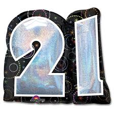 Age 21 Supershape 27 inch Anagram