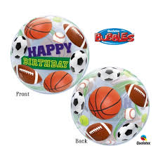 Sports Happy Birthday Bubble 22 inch Qualatex