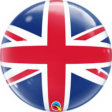 Union Jack London Single Bubble 22 inch Qualatex