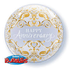Happy Anniversary Bubble 22 inch Qualatex