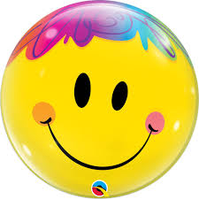 Smiley Single Bubble 22 inch Qualatex