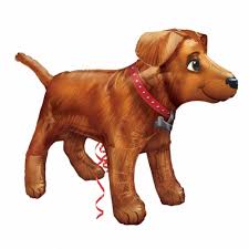 Golden Dog Foil Shape 36 inch Anagram