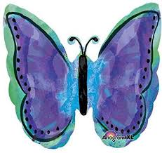 Supershape Butterfly foil 25 inch Anagram