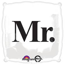 Mr Foil 18 inch Anagram