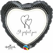 A perfect pair Heart 18 inch Qualatex
