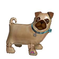 19 inch Precious Pug Balloon Buddy Anagram Airwalker