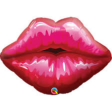 Kissey lips 30 inch Qualatex