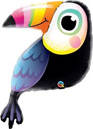 Colourful Toucan Bird 41 inch Supershape - Qualatex