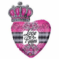 Love Rules Crown 30 inch Anagram