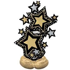 Airloonz Metallic Star Cluster 59 inch Anagram