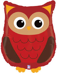 Woodland Owl 26 inch Betallic