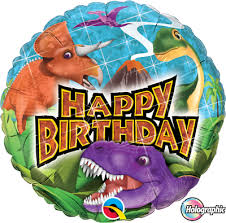 Qualatex 18 inch Dinosaur Birthday