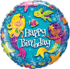 Qualatex 18 inch Mermaid Birthday