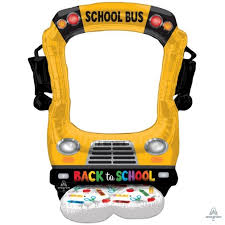 Airloonz School bus Selfie 56 inch Anagram