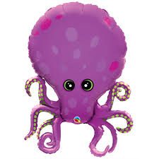 Amazing Octopus 35 inch Qualatex