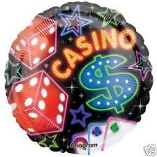Casino with dice star and dollar 18 inch Anagram