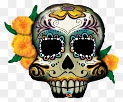 Day of the dead skull Supershape 38 inch Qualatex