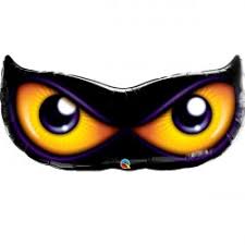 Spooky eyes halloween 40 inch Shape Qualatex