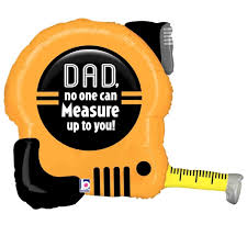 Dad Tape Measure 30 inch Betallic
