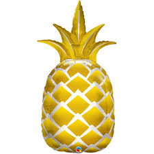 Golden Pineapple 44 inch Qualatex