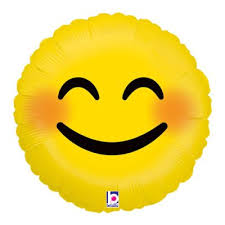 Smiley Cheeks Emoji 45 cm 18 inch Betallic