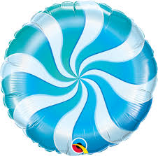 Candy foil 18 inch Blue Qualatex