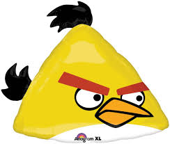Angry Birds Yellow Bird 24 inch Supershape Anagram