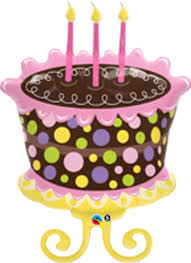 Decorated Cake Supershape 38 inch Qualatex