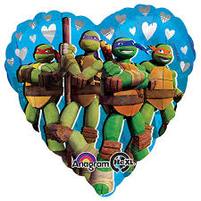 Ninja Turtles Heart TMNT 17 inch Anagram
