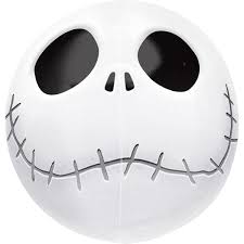 Orbz Halloween White skull Anagram 15 inch - 38 cm
