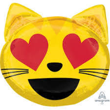 Cat Emoji Foil 22 inch Anagram