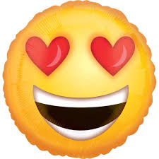 Emoji 18 inch heart eyes Anagram
