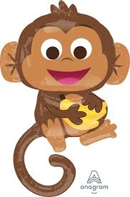 Happy Monkey 25 inch Anagram