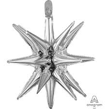 Silver - Small Magic Star 20 inch (Air-Fill Only) Anagram