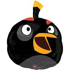 Angry Birds Black Bird 24 inch Supershape Anagram